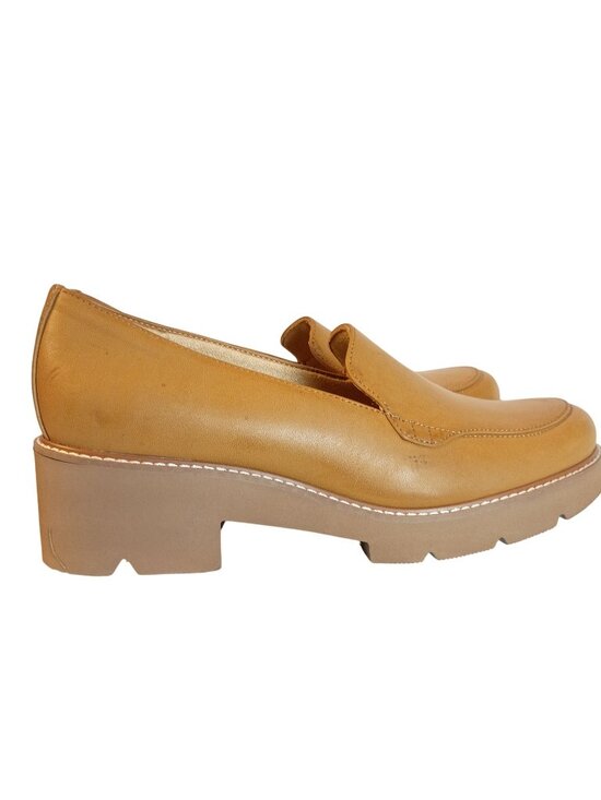 Naturalizer Shoes - Naturalizer Cabaret Chunky Platform Lug Loafers Toffee Womens 9.5W New